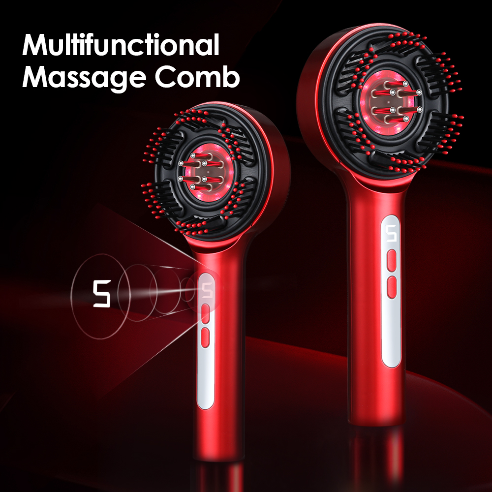 Hair Care - Peine Masajeador Eléctrico para Cuero Cabelludo