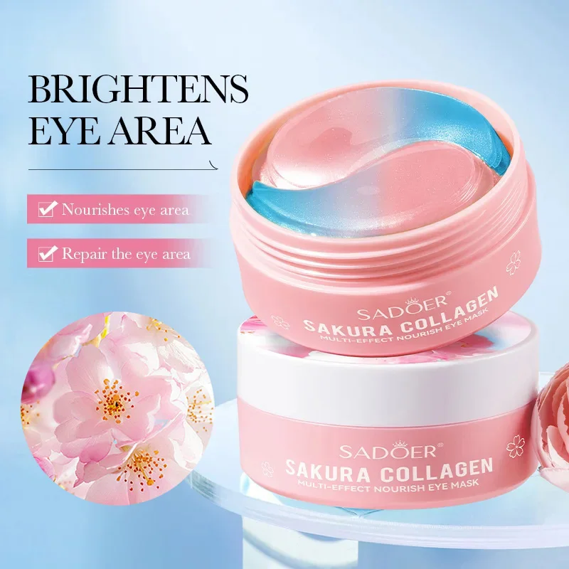 Collagen Under Eye Patches - 60 Piezas de Mascarillas de Colágeno