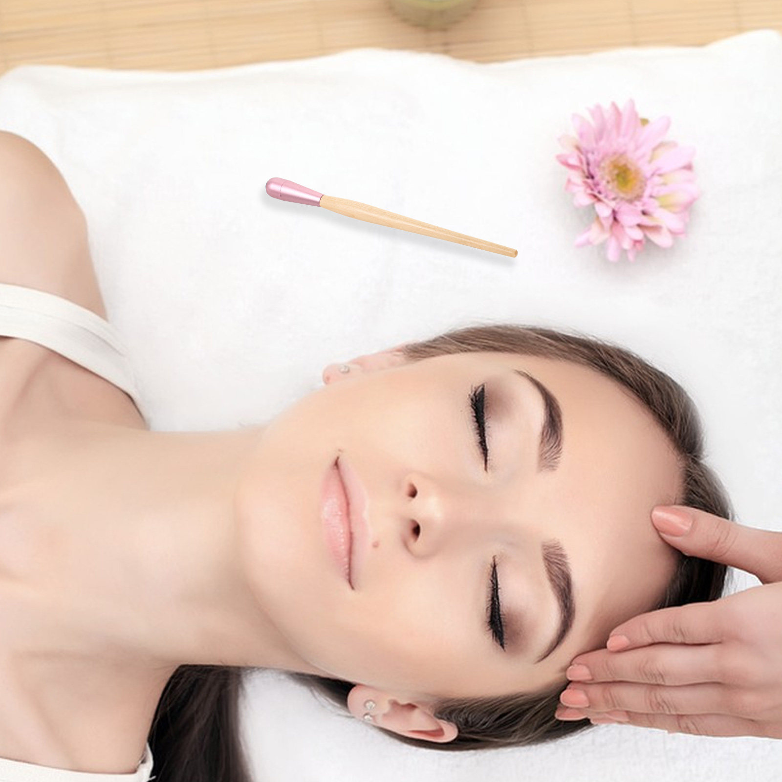 Face Ice Roller Puffiness - Rodillo facial de jade para masajear