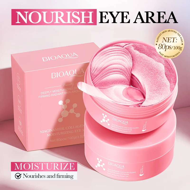 Collagen Under Eye Patches - 80 unidades de mascarillas para el