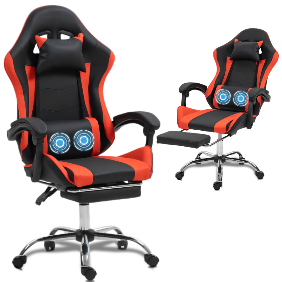Silla de juego con soporte lum - Massage reseña y precio