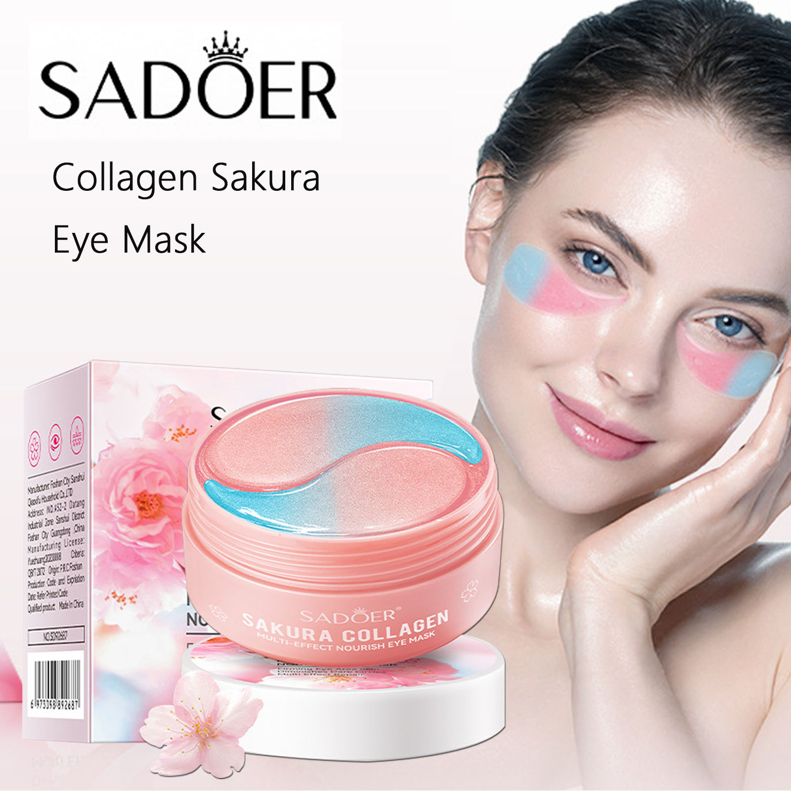 60 Piezas de Mascarillas de Co - Collagen Under Eye Patches reseña y precio