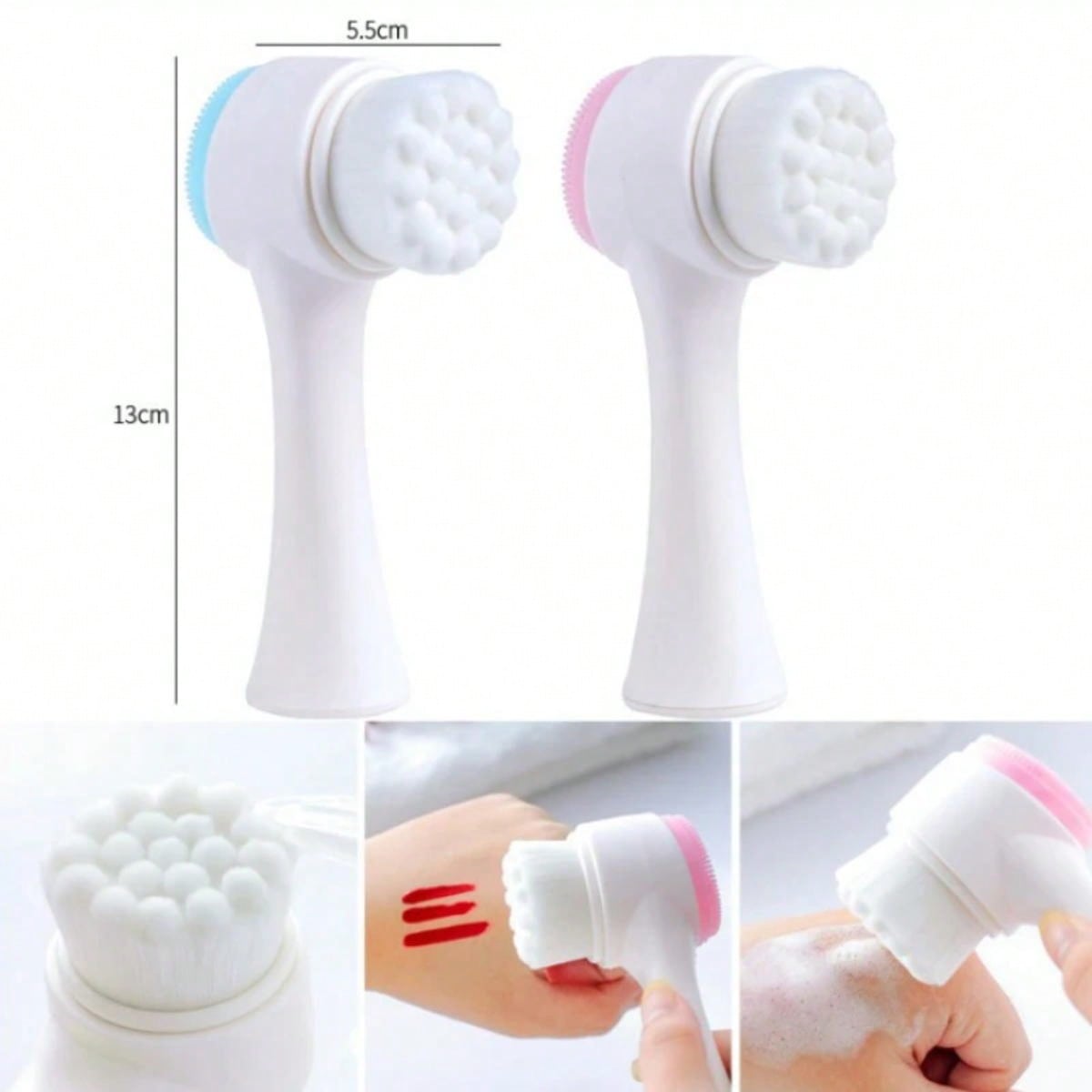 Limpiador Facial de doble cara - Silicone Face Scrubber Electric reseña y precio