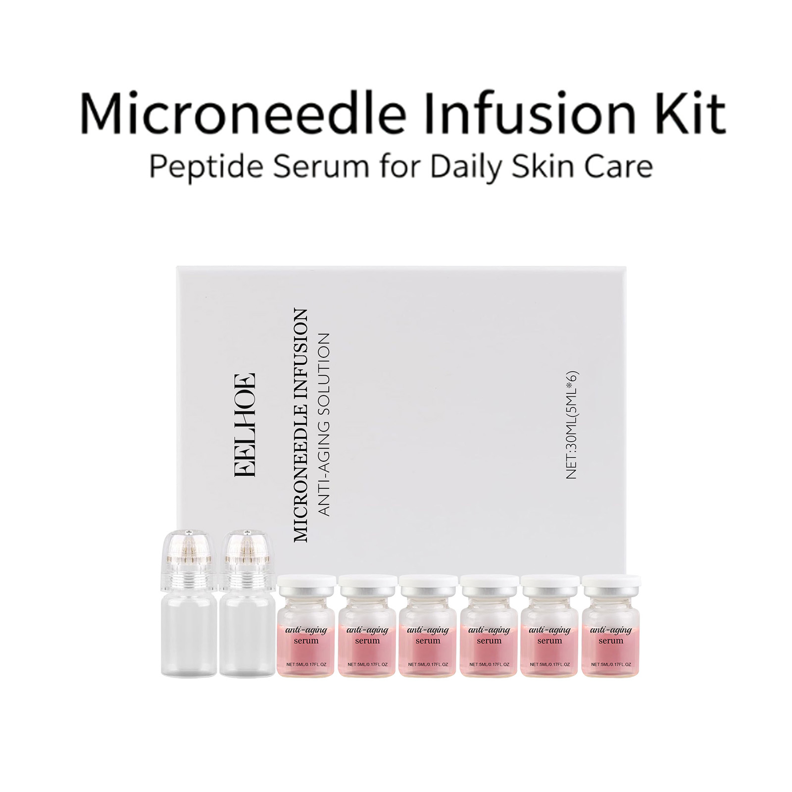 Kit de Suero con Microagujas d - Hyaluronic Acid Facial Serum reseña y precio